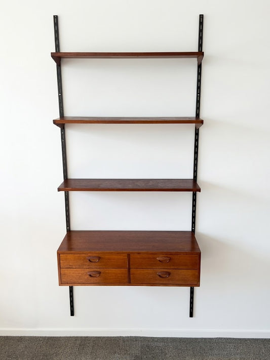 Vintage Deens wandsysteem van Kai Kristiansen voor FM Furniture