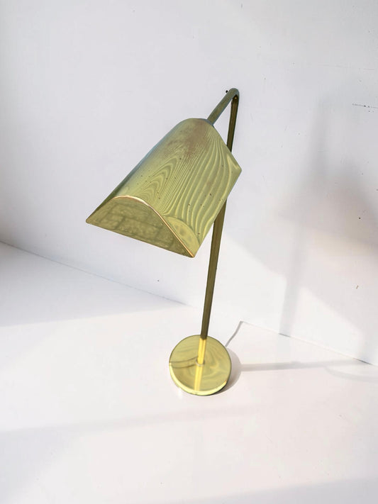 Messing tafellamp / bureaulamp