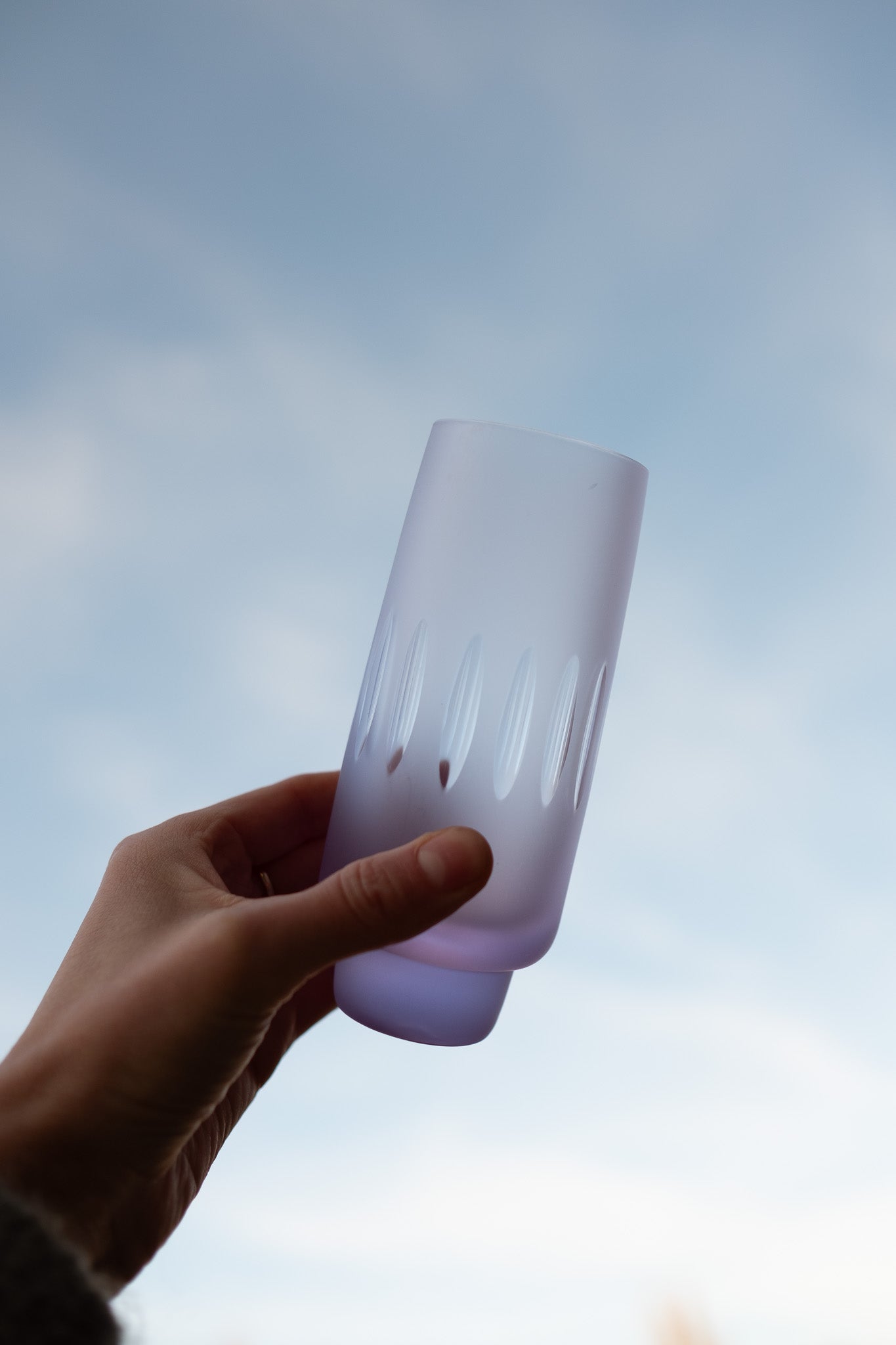 Italian Space Age long drink glasses