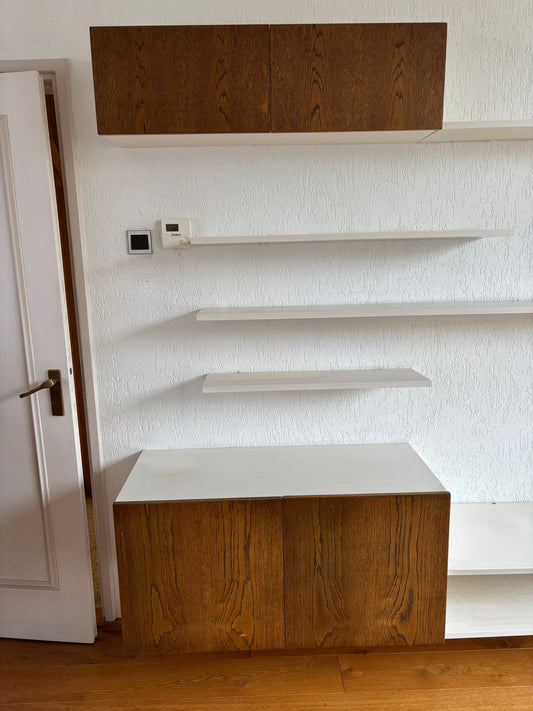 Vintage zwevend wandmeubel van Banz Bord, jaren 70