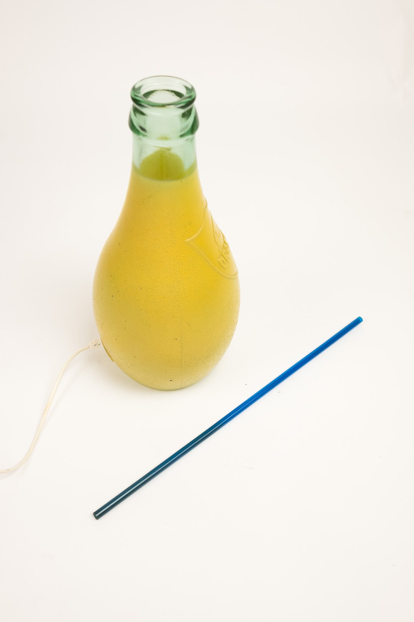 Vintage Orangina bottle lamp - 70s