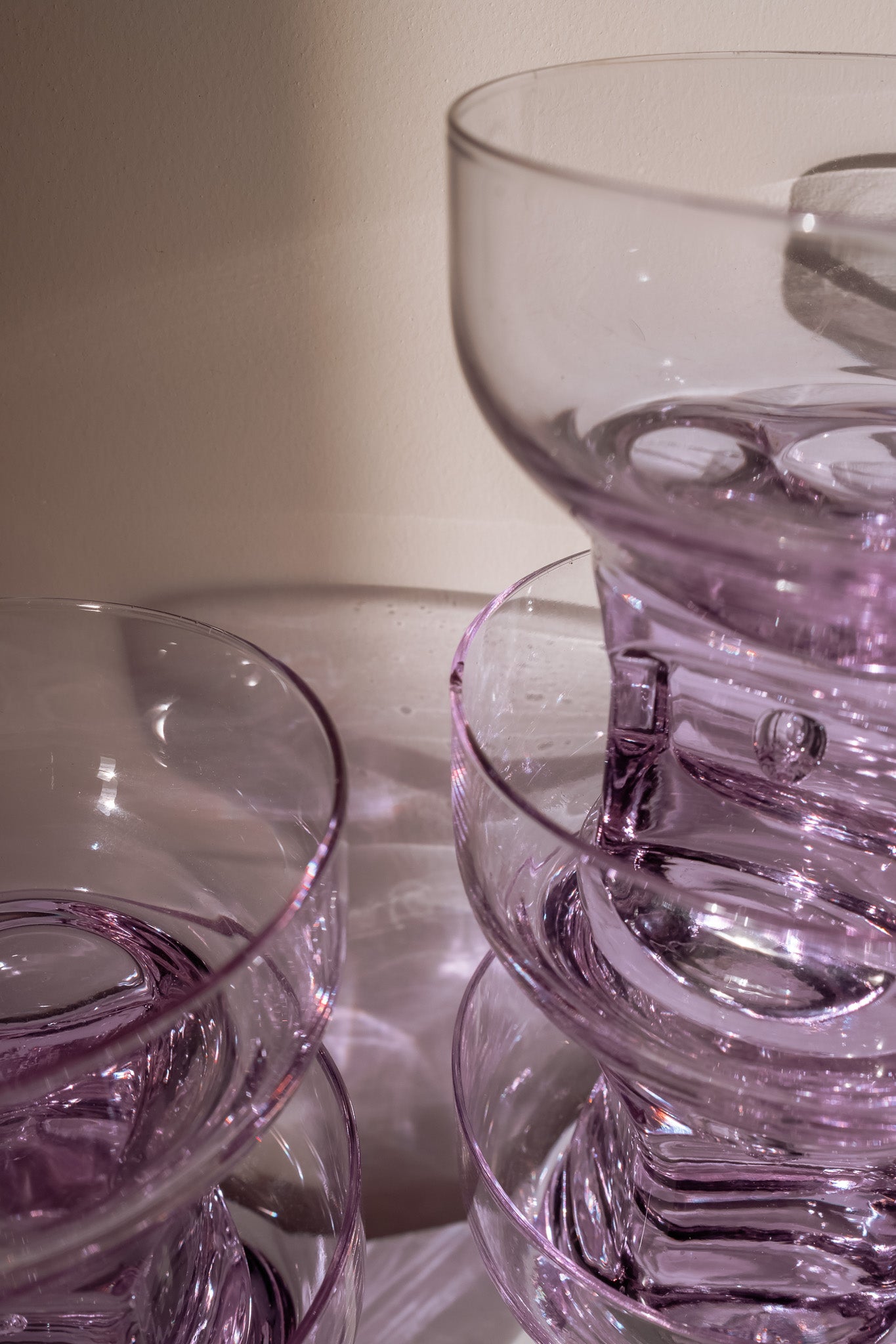 Set of 6 purple Italian cups/bowls
