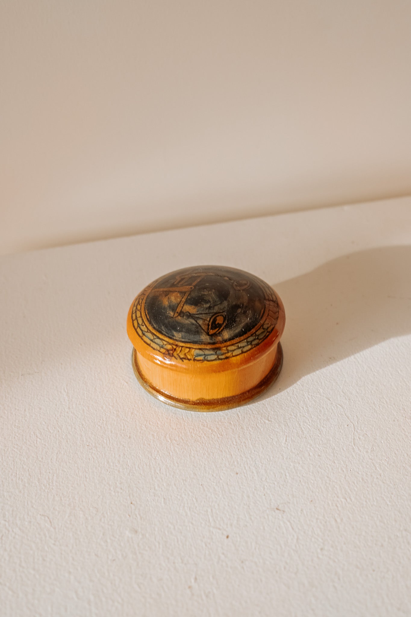 Mini sieradendoosje met sterrenbeeld Weegschaal opdruk