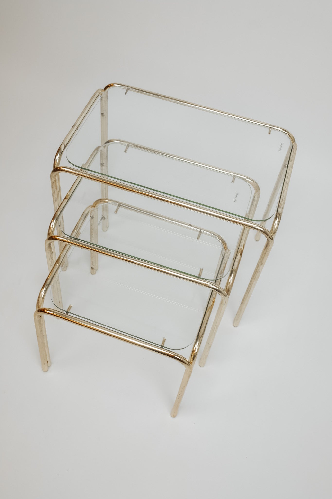 Vintage goudkleurige mimiset, jaren 80