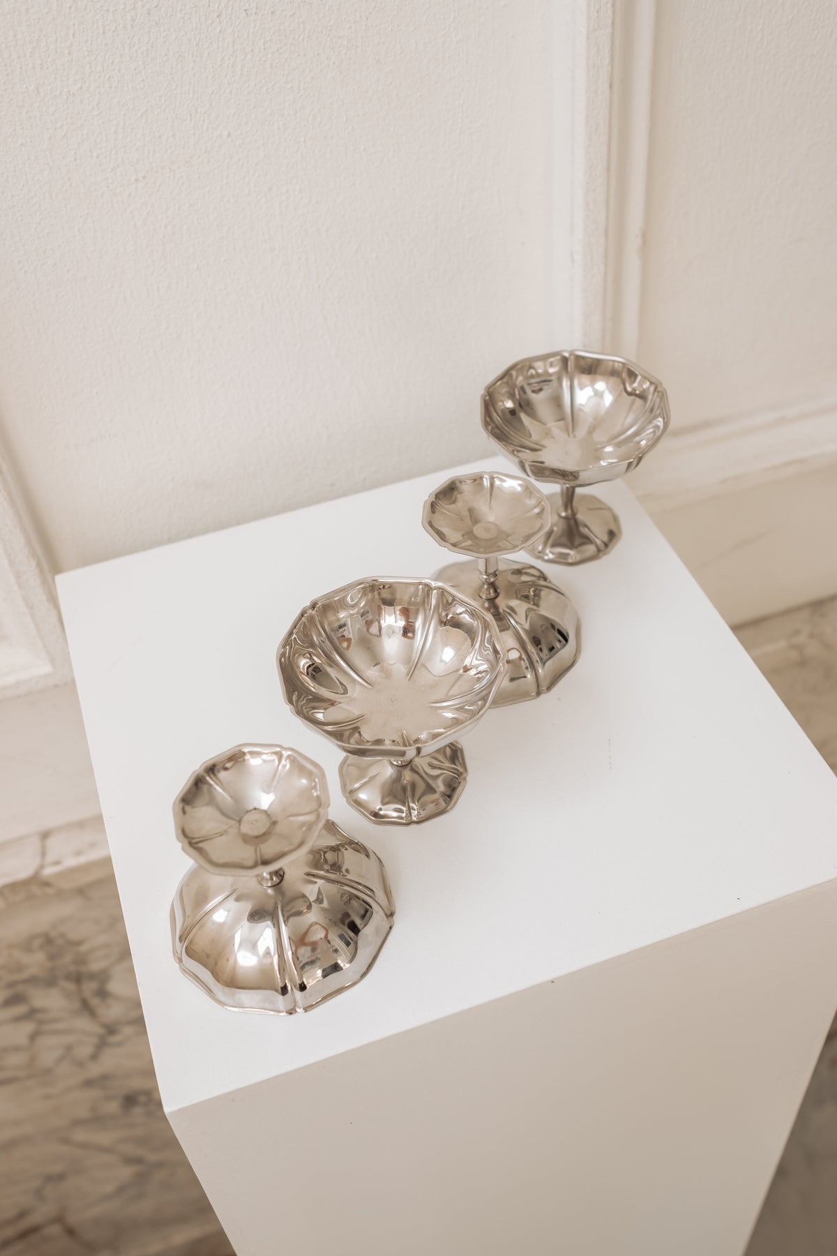 Stainless steel ice cream or dessert cup from Jean Couzon