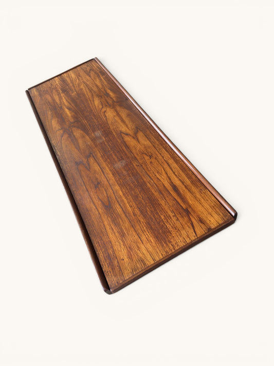 Mid century modern salontafel teakhout met omkeerbaar blad