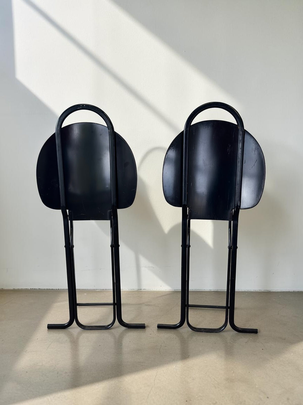 Set van 2 vintage Dafne klapstoelen van Gastone Rinaldi voor La Tema