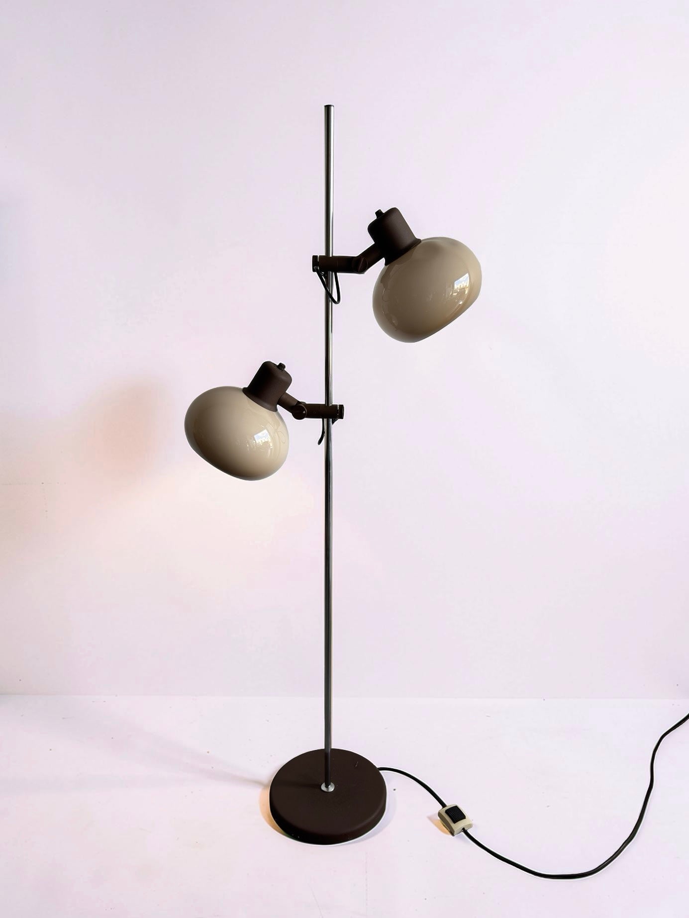 Vintage Space Age vloerlamp van Dijkstra, jaren 70