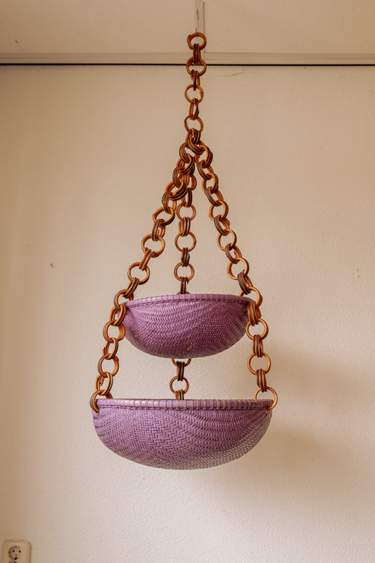 Copper magazine rack