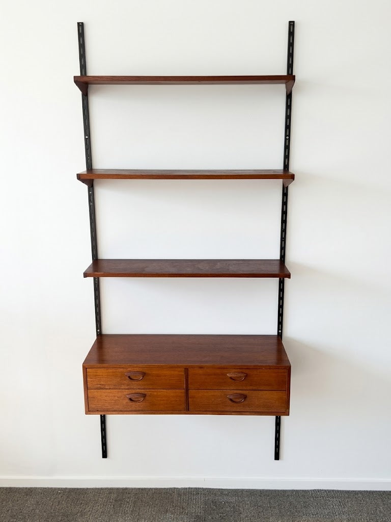Vintage Deens wandsysteem van Kai Kristiansen voor FM Furniture