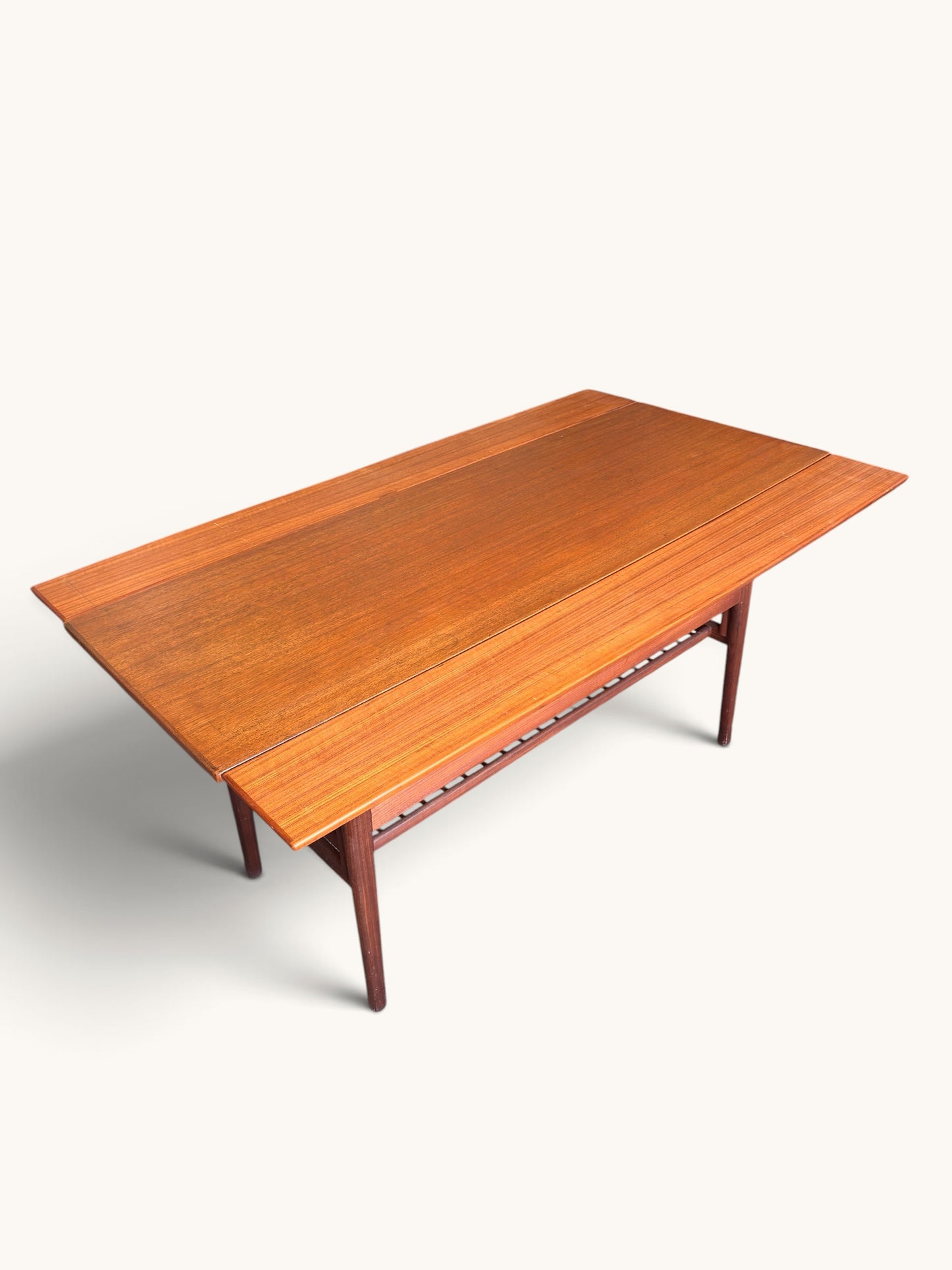 Mid-Century vintage salontafel en eettafel in 1, Grete Jalk voor Glostrup