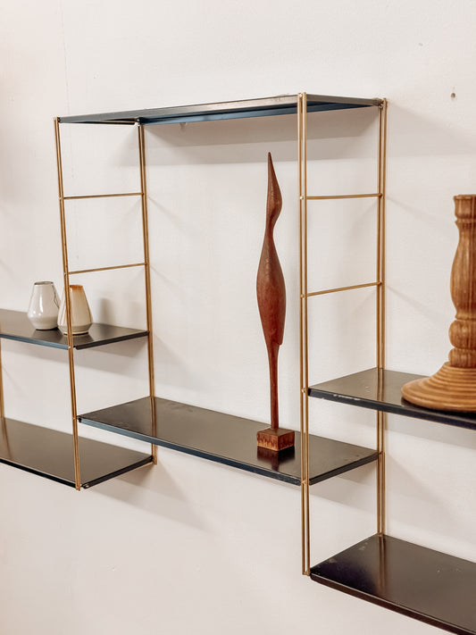 Vintage modulair String wandrek uit Frankrijk, jaren 60