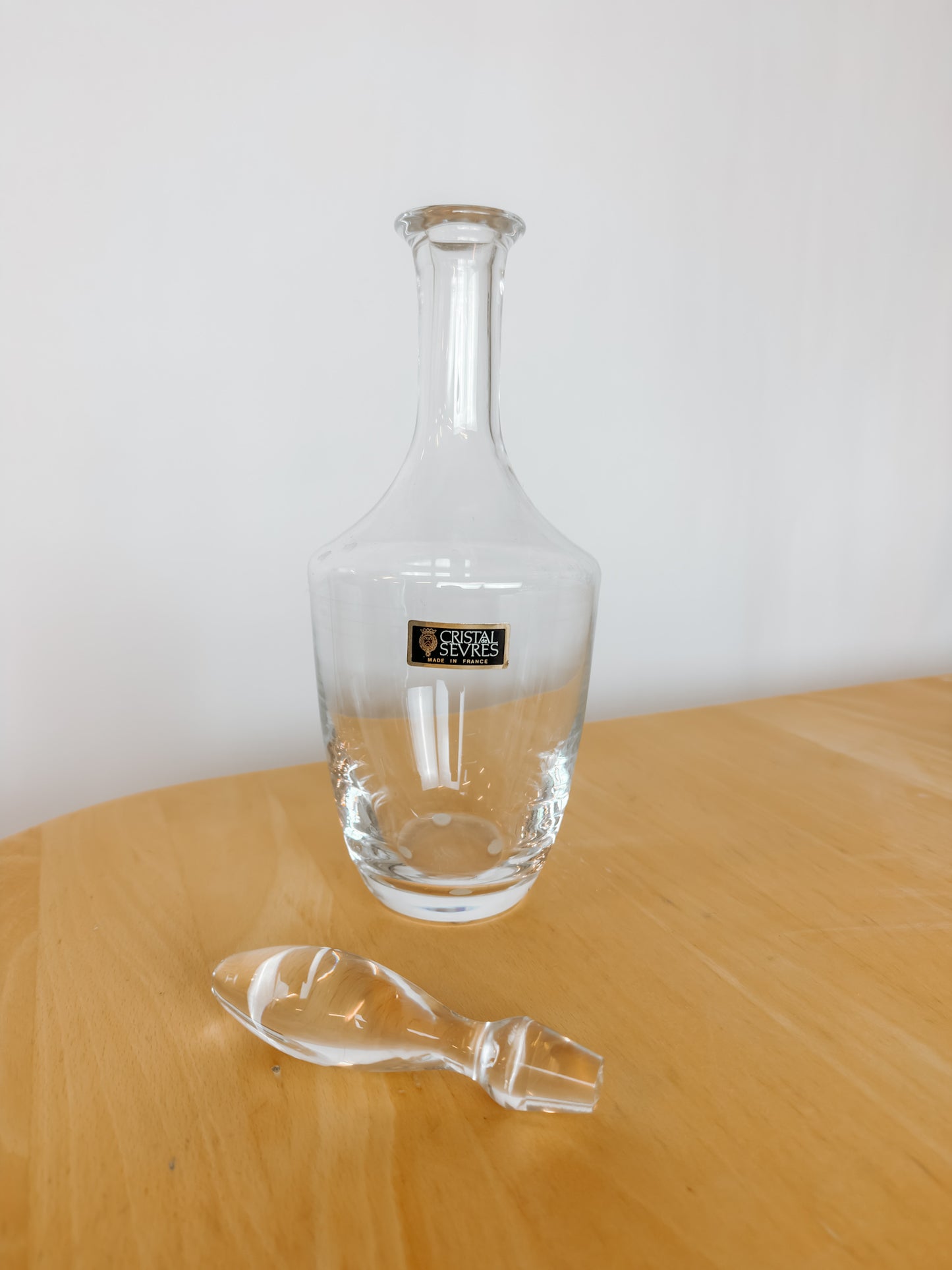 Kristallen glazen water of likeur karaf