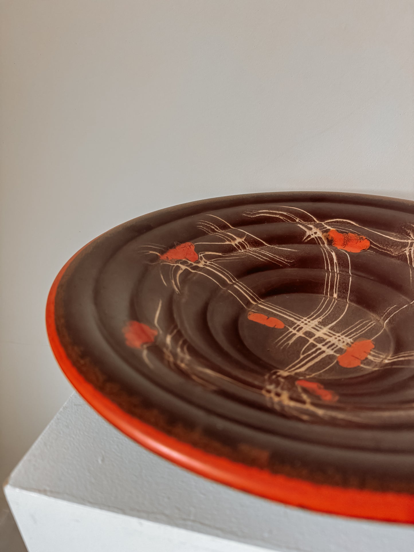 Aardewerken Art Deco schaal