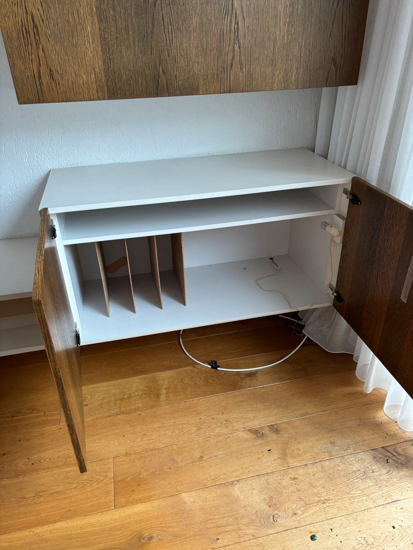 Vintage zwevend wandmeubel van Banz Bord, jaren 70