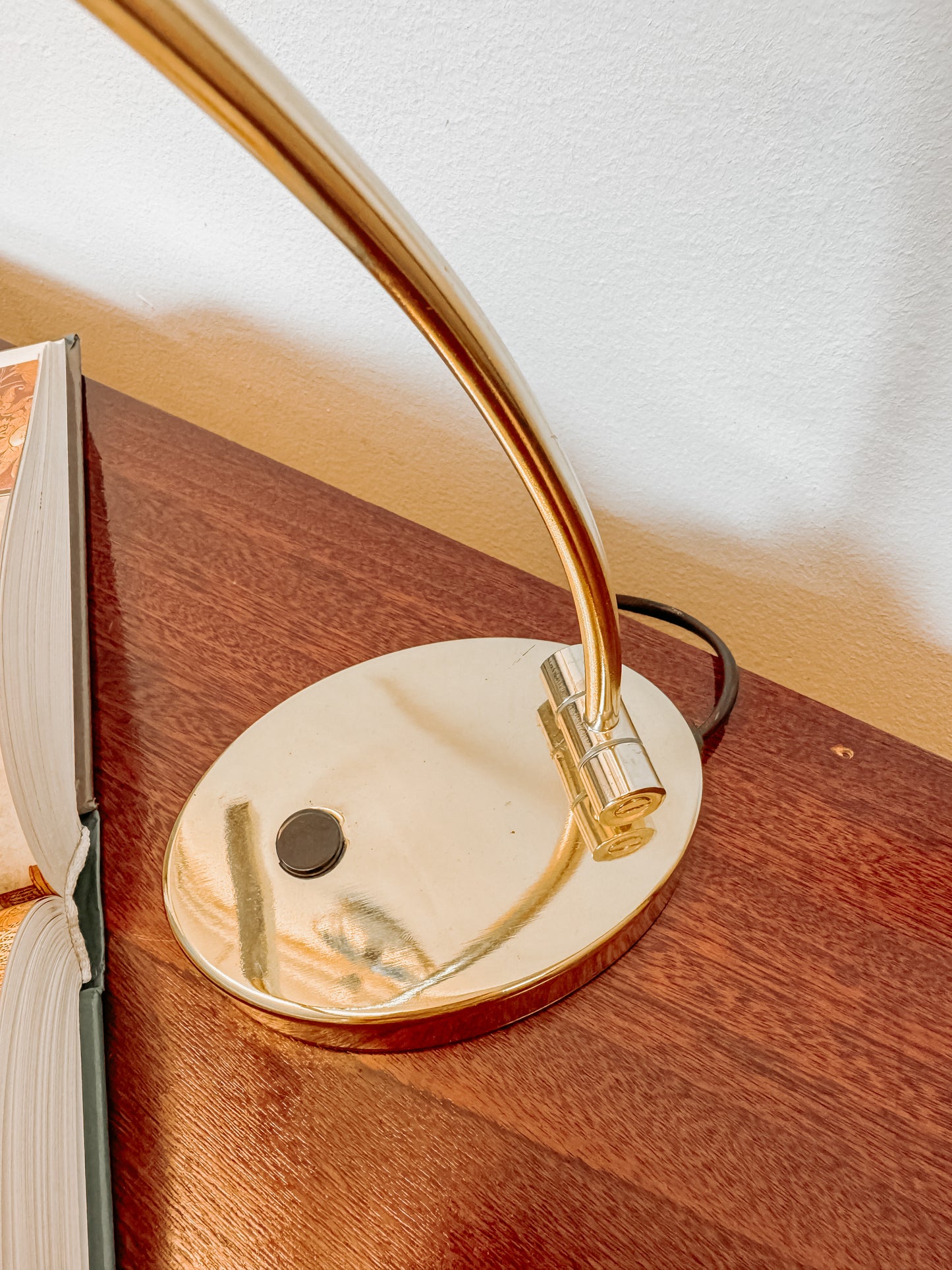 Messing swing leeslampje of pianolampje