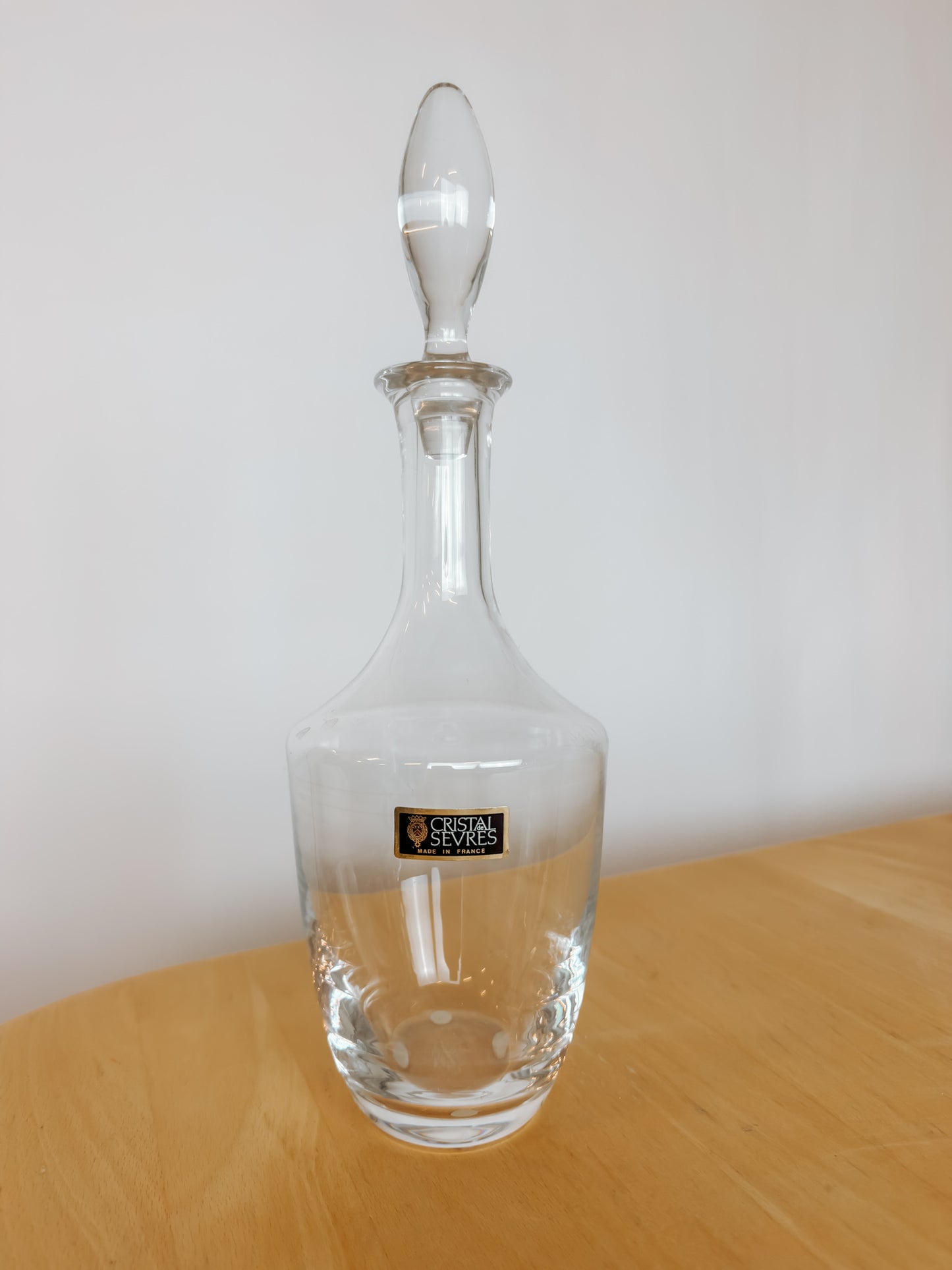 Kristallen glazen water of likeur karaf