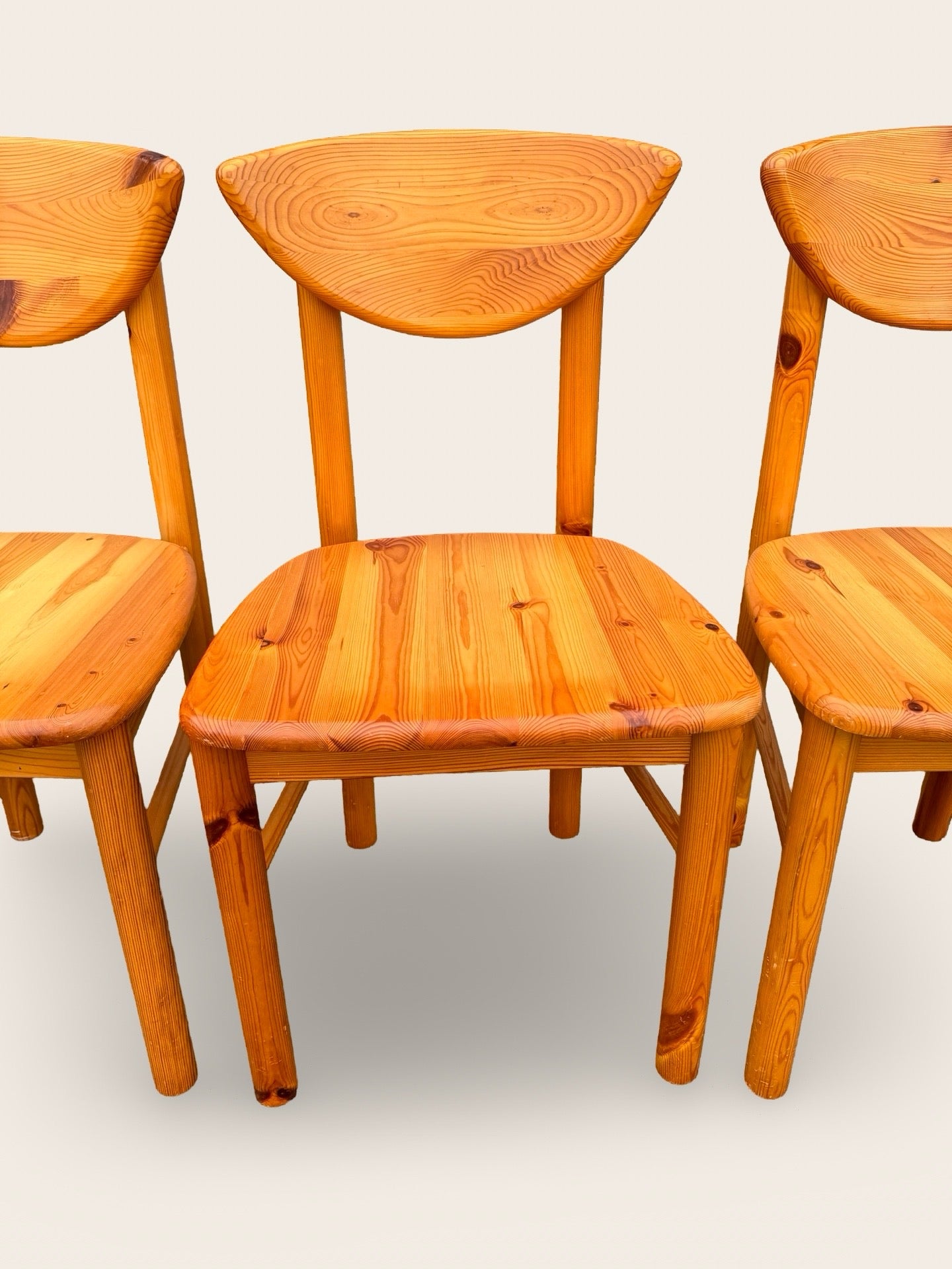 Set van 4 Rainer Daumiller eetkamerstoelen