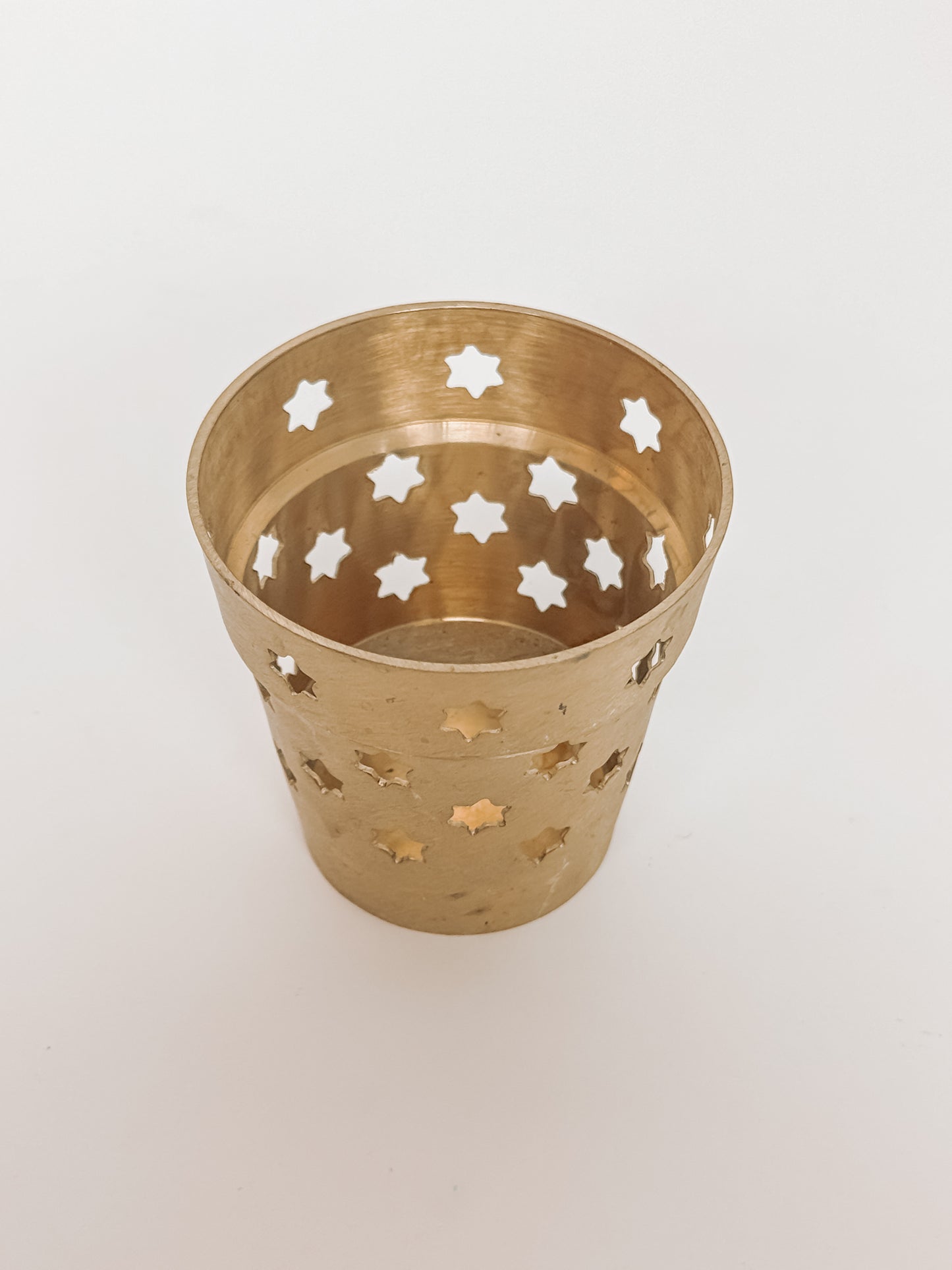 Messing waxinelichthouder