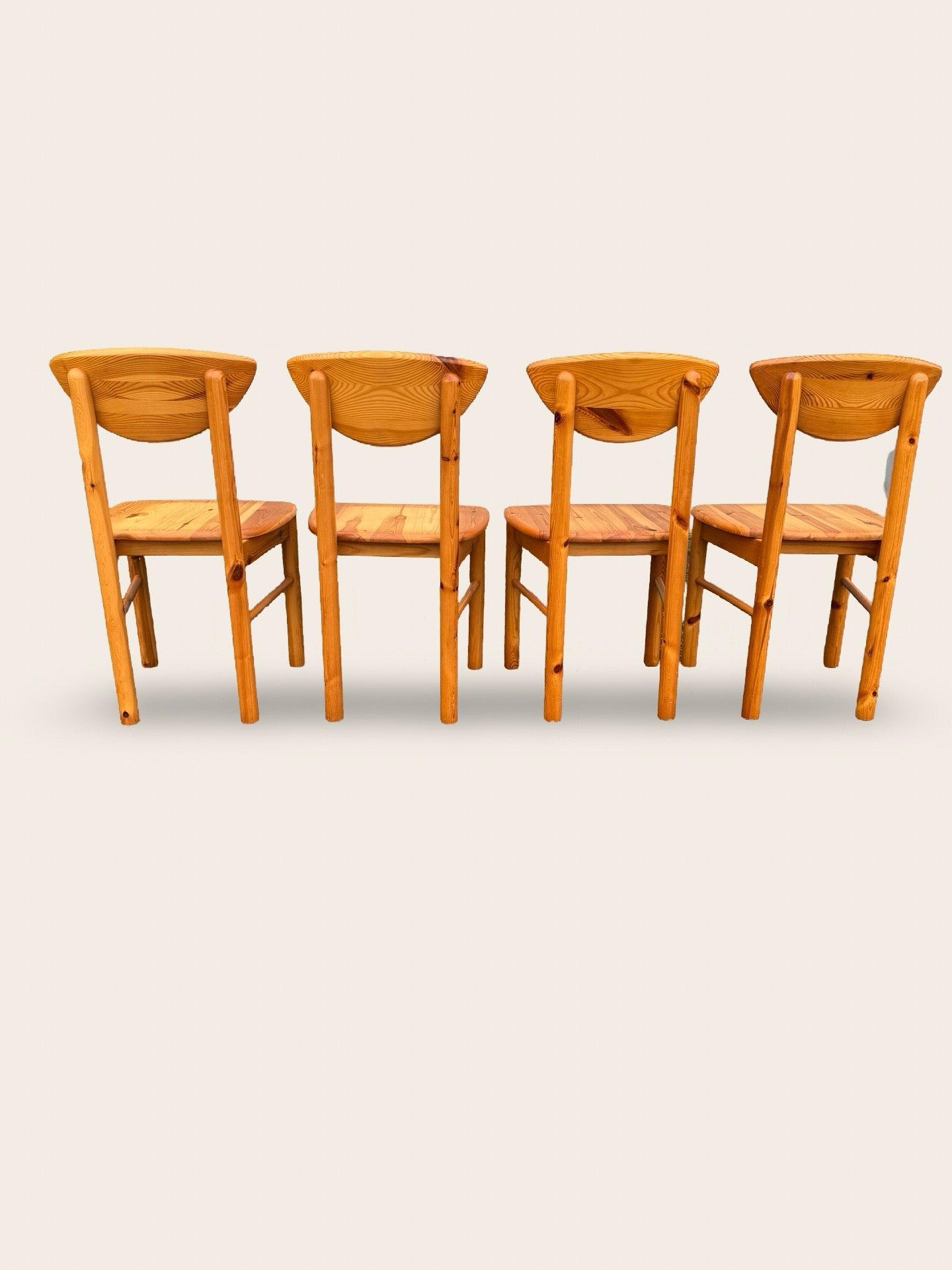 Set van 4 Rainer Daumiller eetkamerstoelen