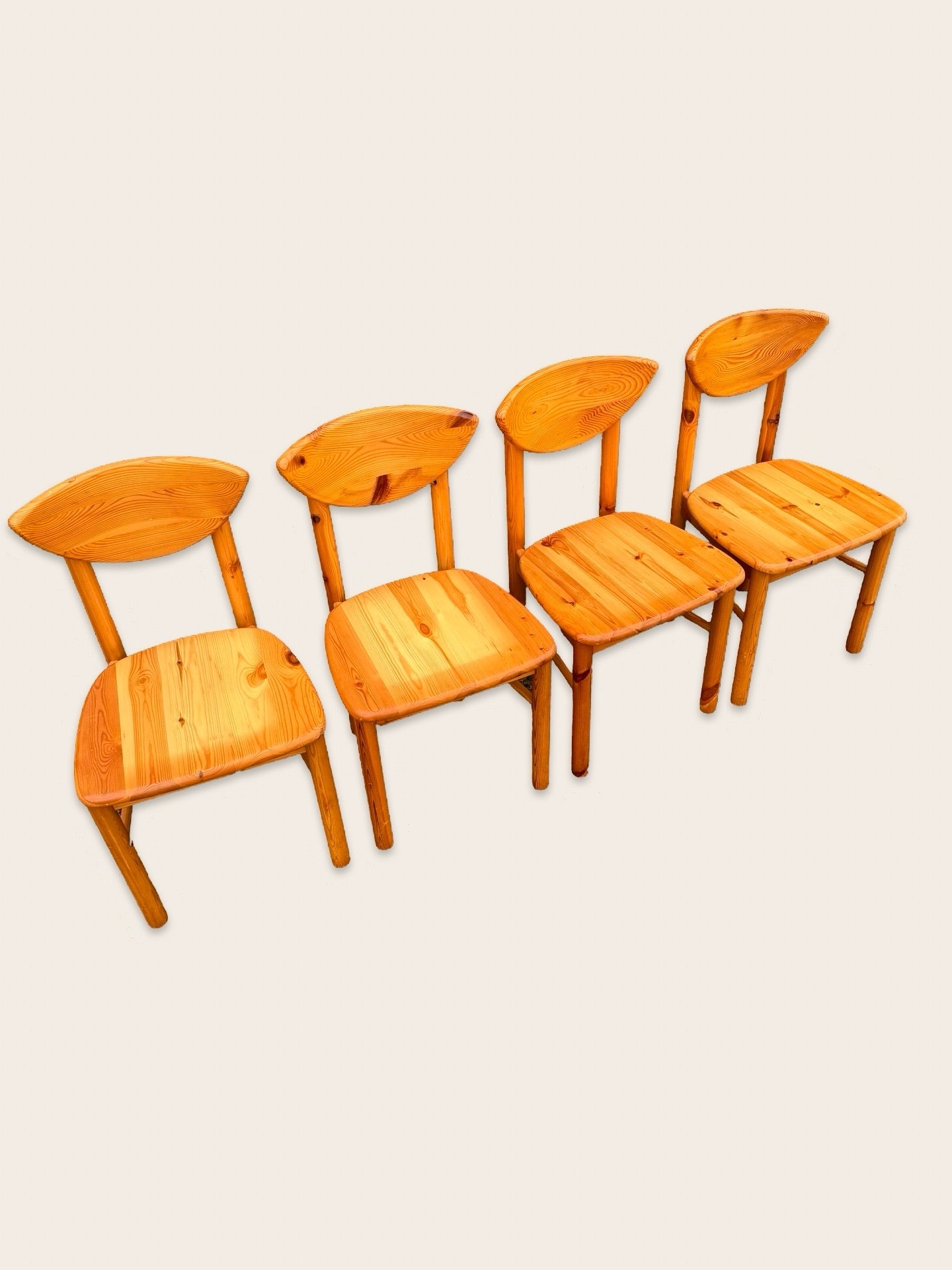 Set van 4 Rainer Daumiller eetkamerstoelen