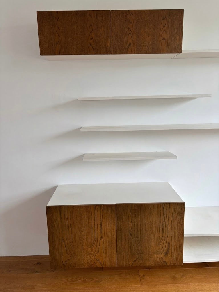 Vintage zwevend wandmeubel van Banz Bord, jaren 70