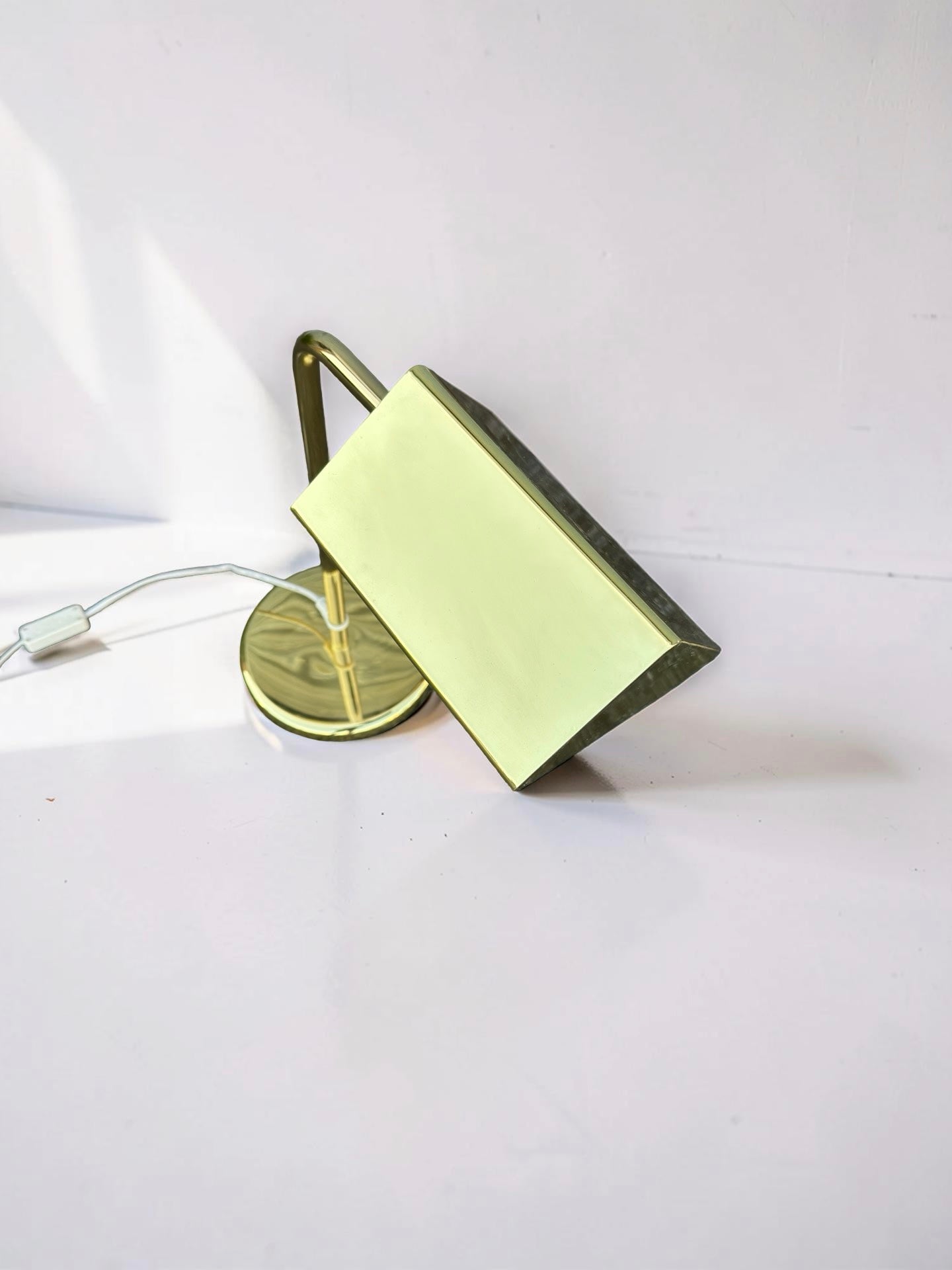 Messing tafellamp / bureaulamp
