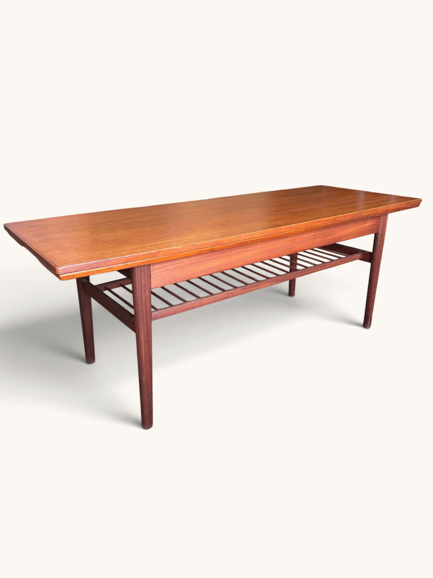 Mid-Century vintage salontafel en eettafel in 1, Grete Jalk voor Glostrup