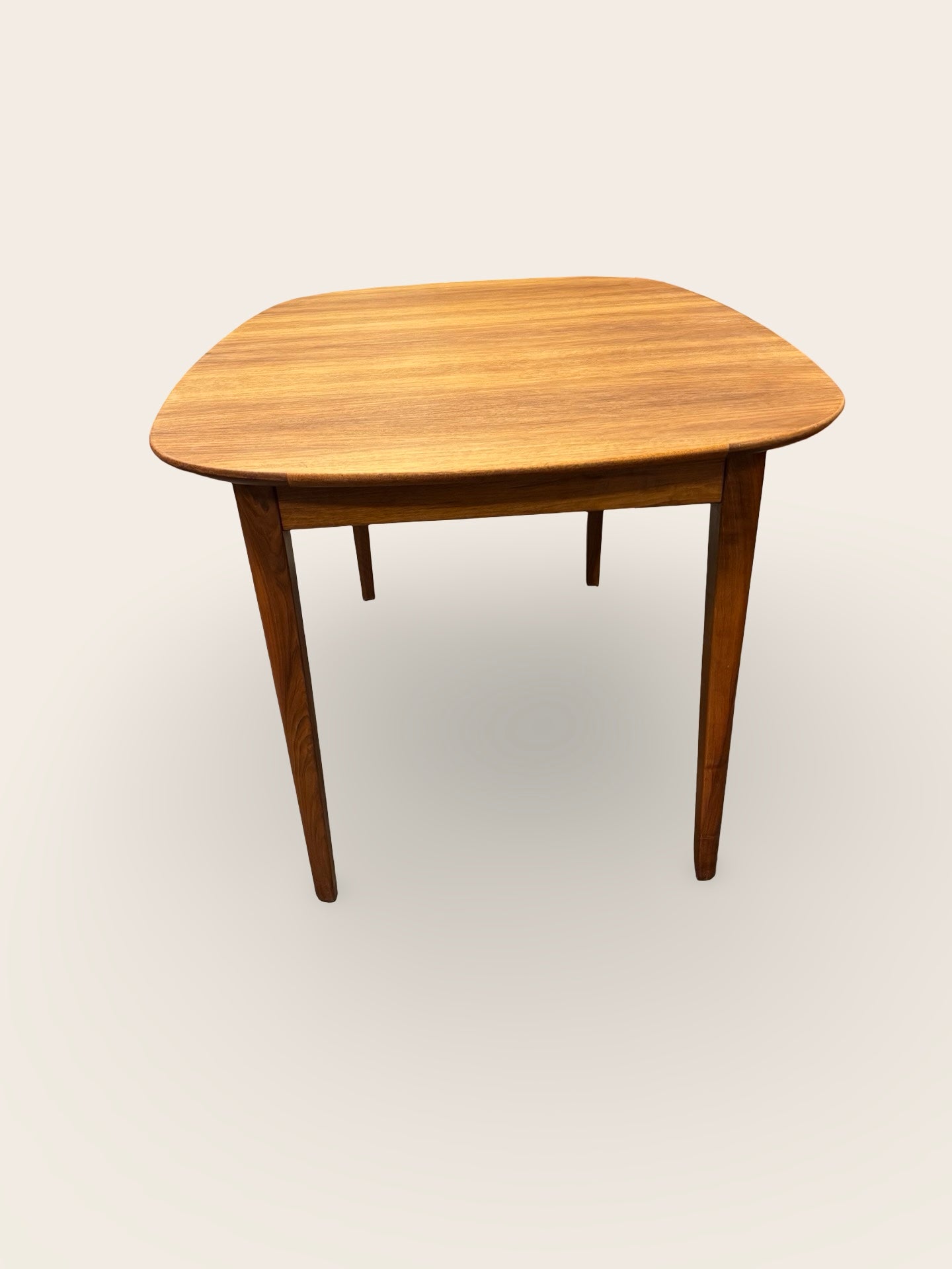 Uitschuifbare ovale eettafel - teak/walnoot - A.A. Patijn voor Zijlstra, jaren 50