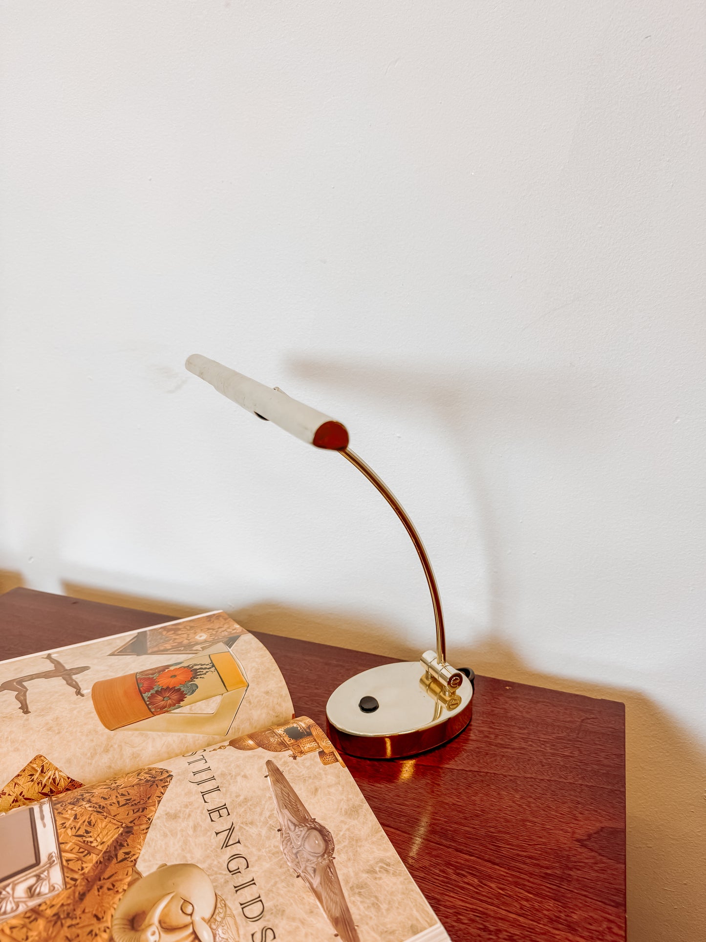 Messing swing leeslampje of pianolampje