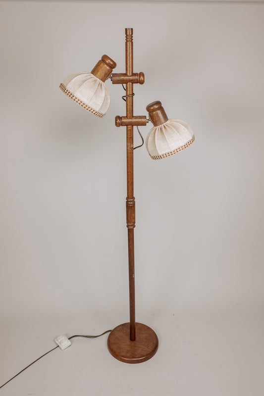 Houten Steinhauer vloerlamp