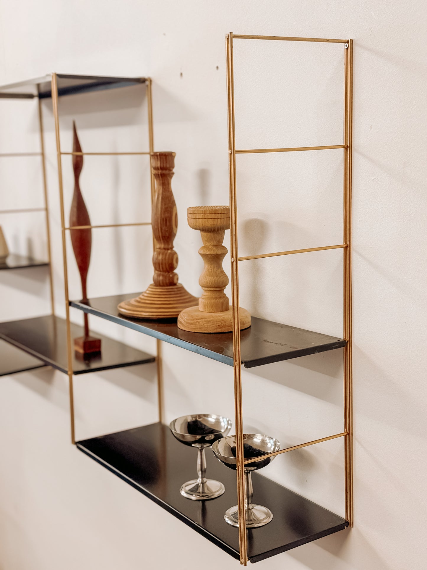 Vintage modulair String wandrek uit Frankrijk, jaren 60