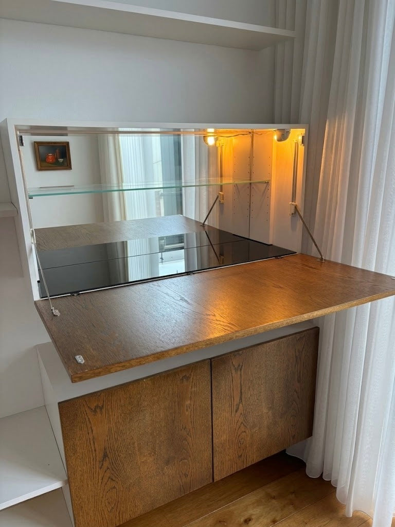 Vintage zwevend wandmeubel van Banz Bord, jaren 70