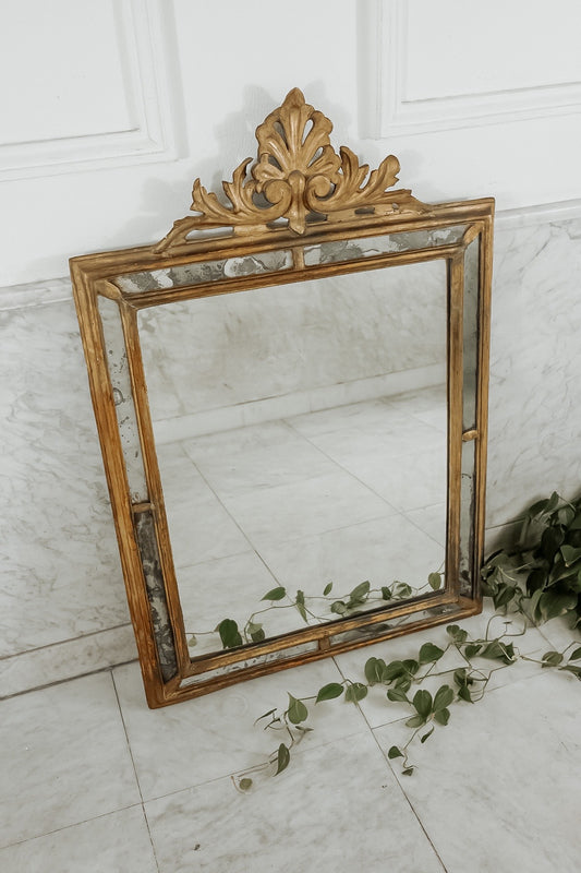 Antique French baroque mirror