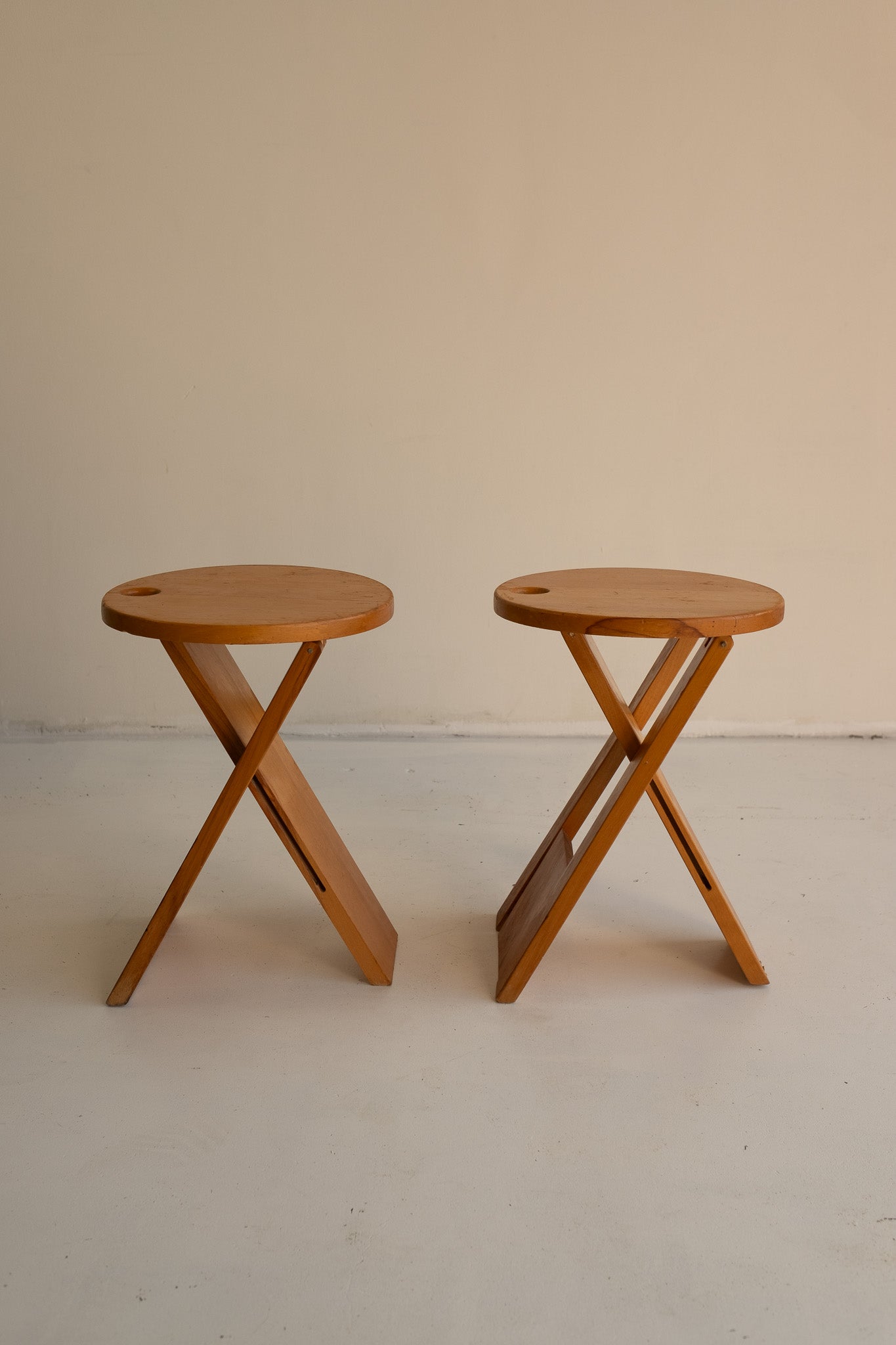 Set of 2 Suzy stools by Adrian Reed for Princess