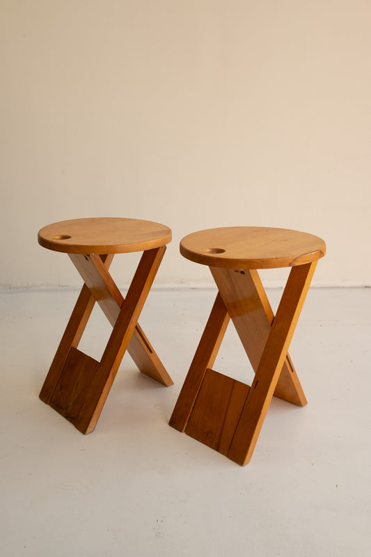 Set of 2 Suzy stools by Adrian Reed for Princess