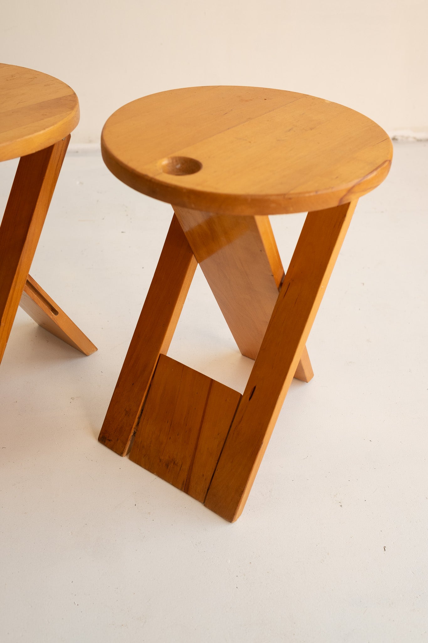 Set of 2 Suzy stools by Adrian Reed for Princess