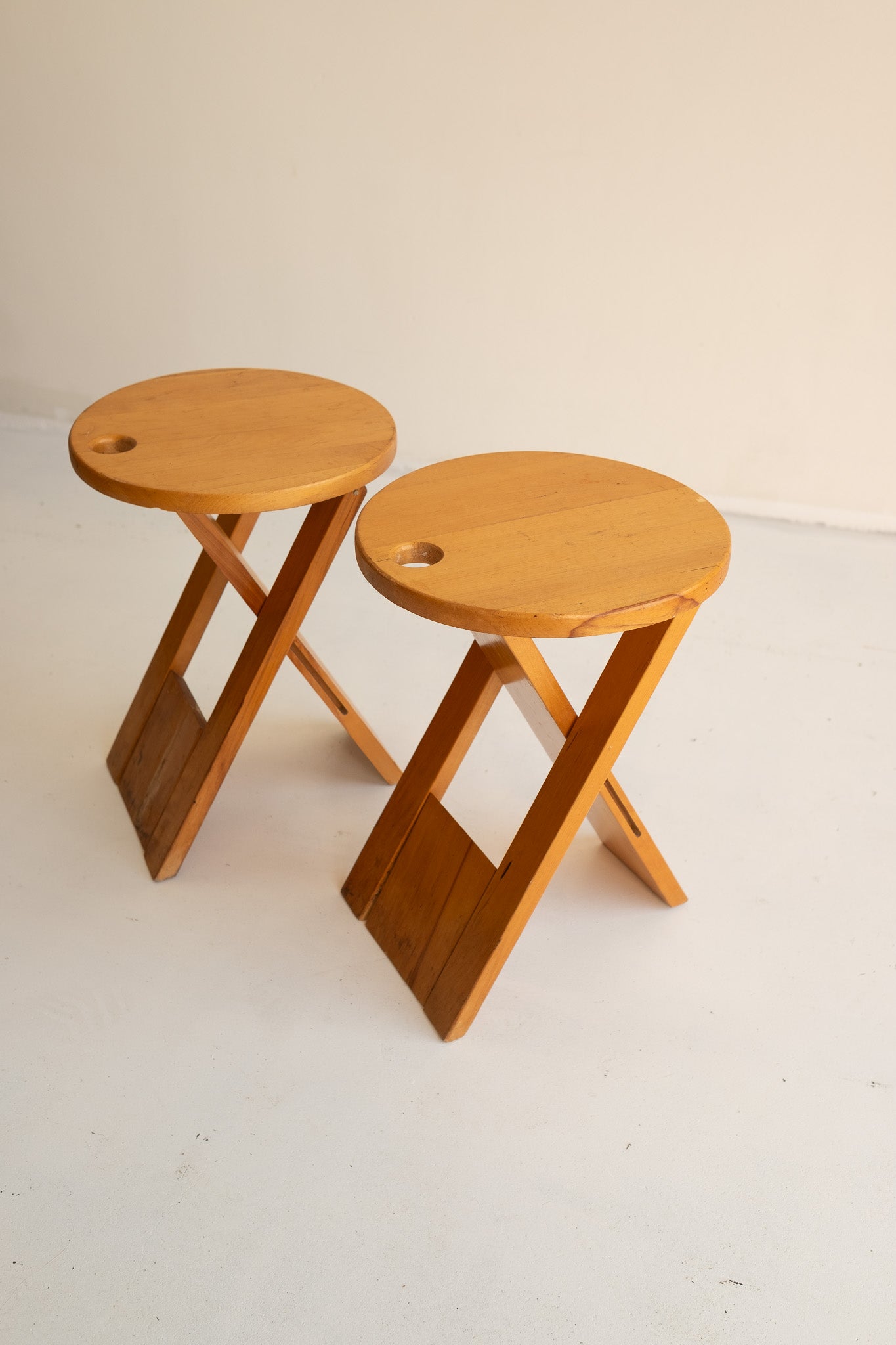 Set of 2 Suzy stools by Adrian Reed for Princess
