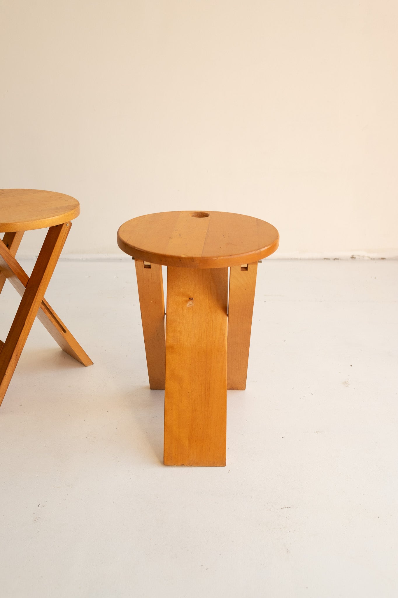 Set of 2 Suzy stools by Adrian Reed for Princess