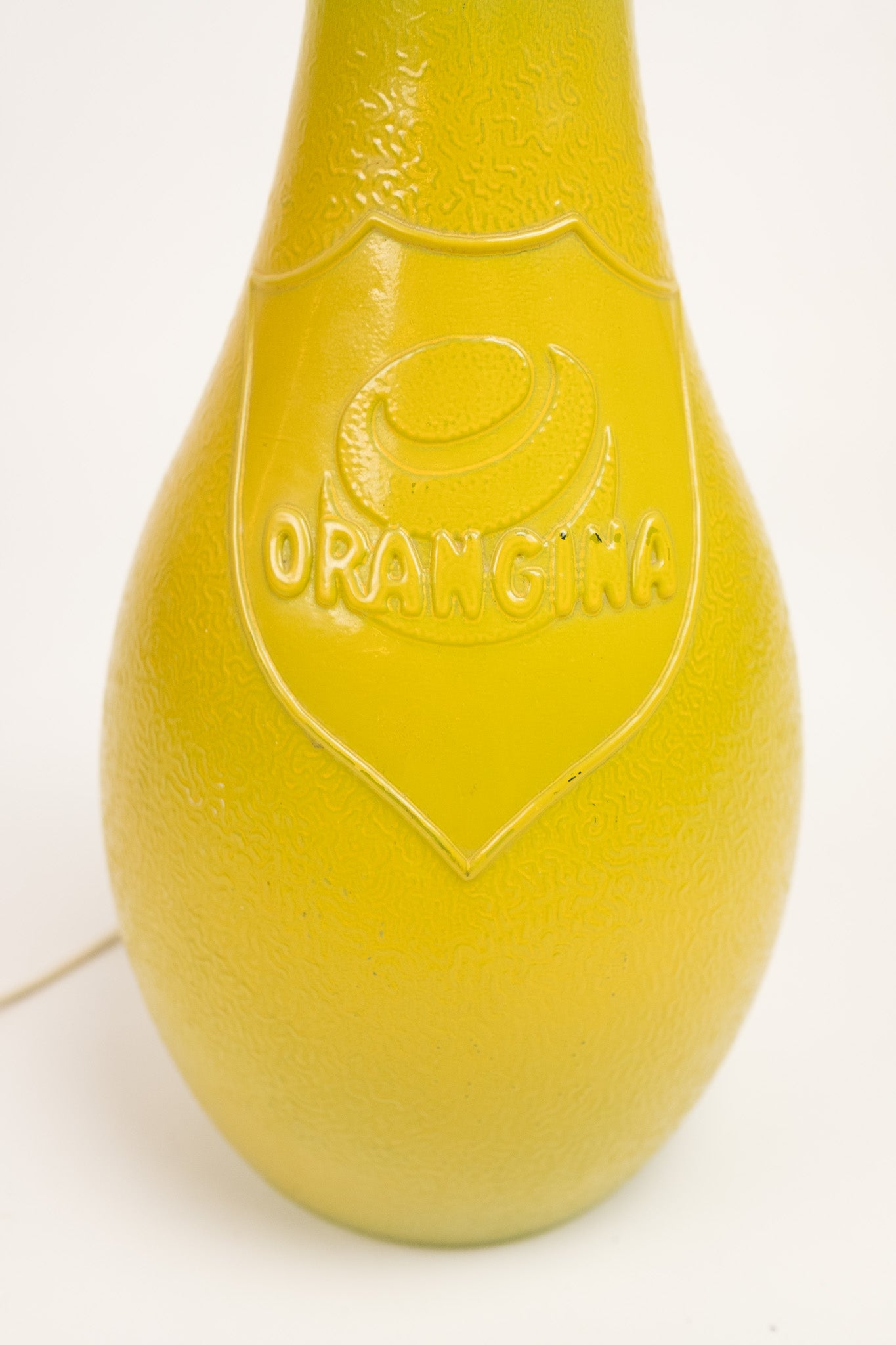 Vintage Orangina bottle lamp - 70s
