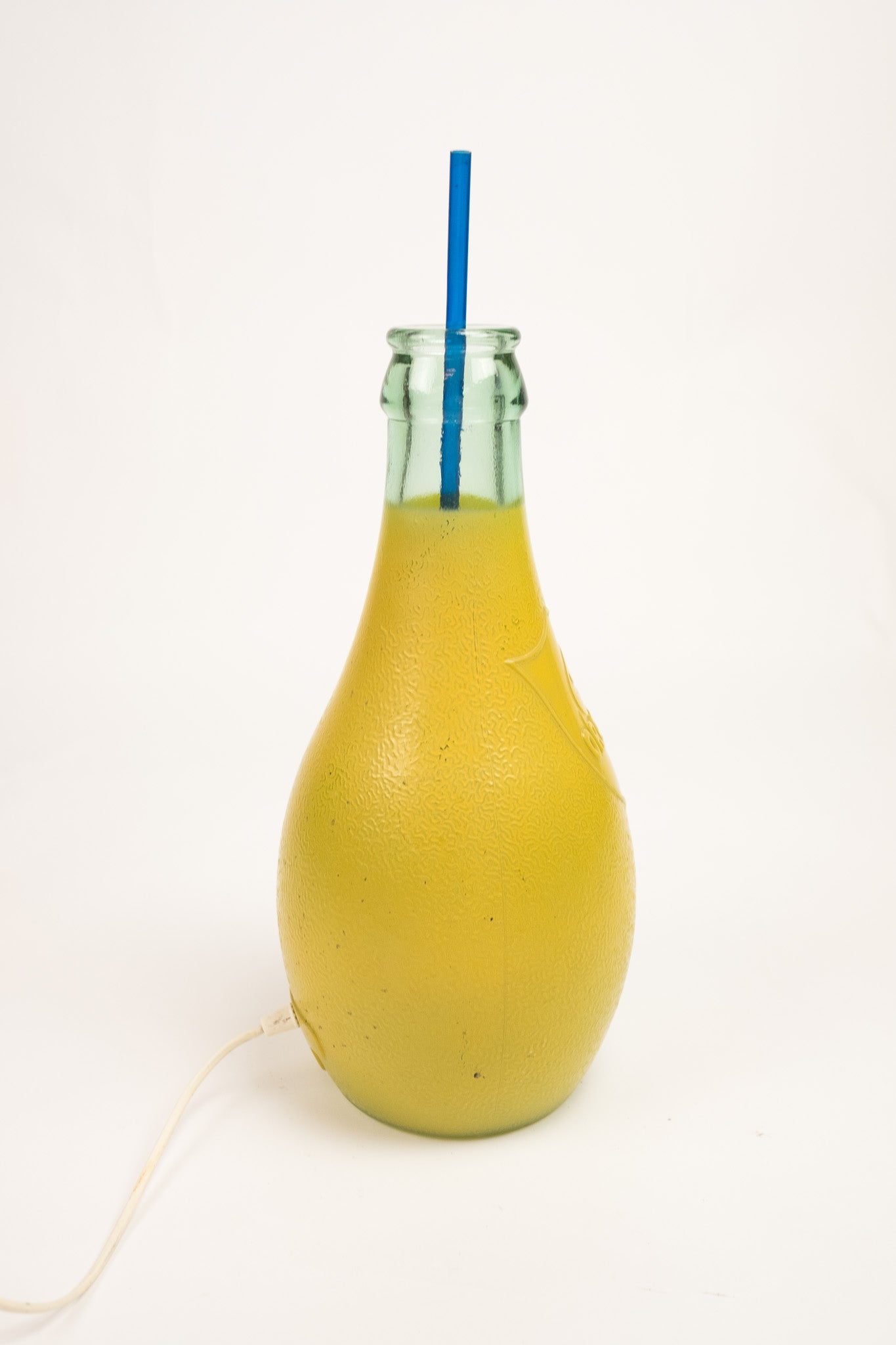 Vintage Orangina bottle lamp - 70s