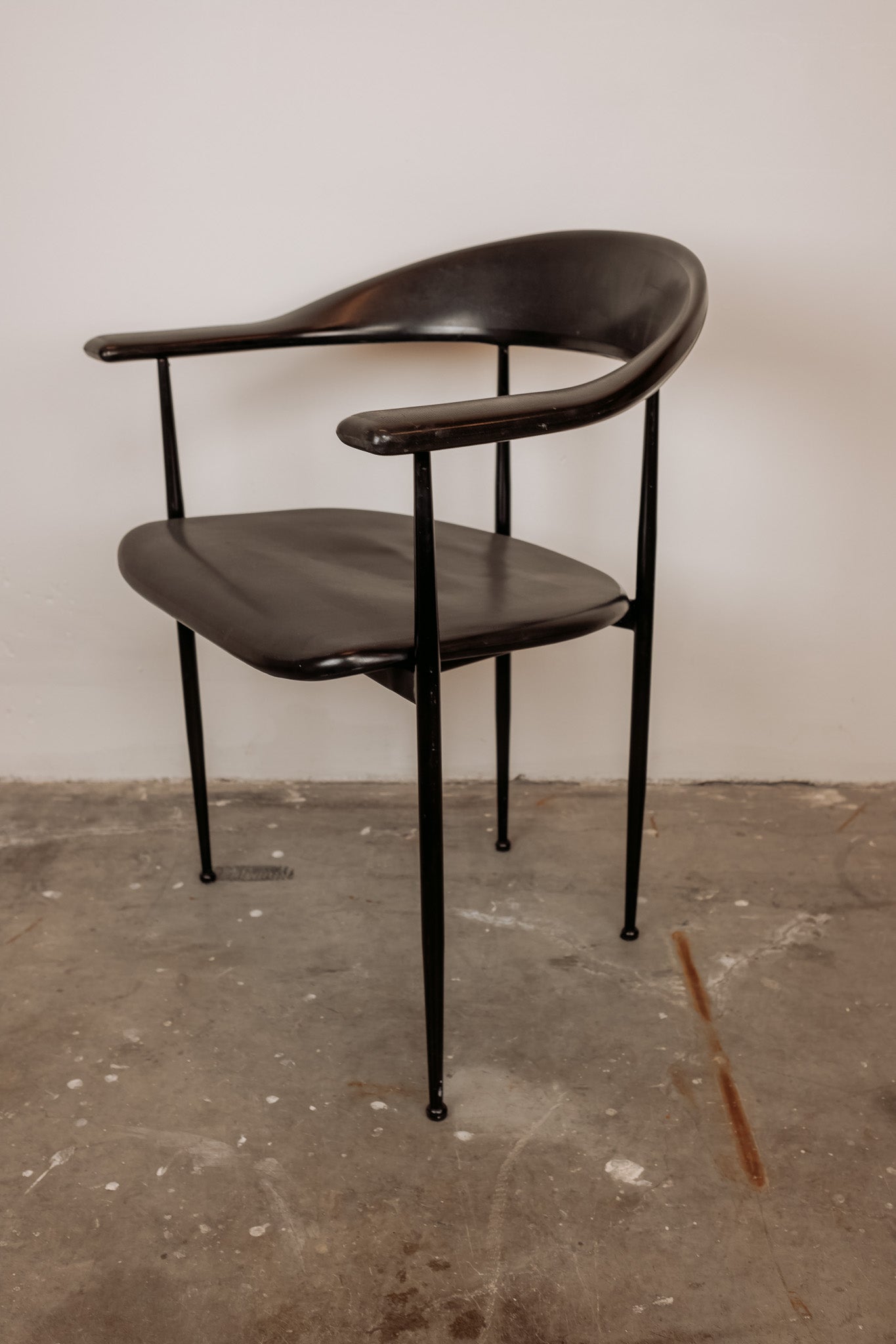 Set van 6 P40 eetkamstoelen van Vegni & Gualtierotti voor Fasem, jaren 80