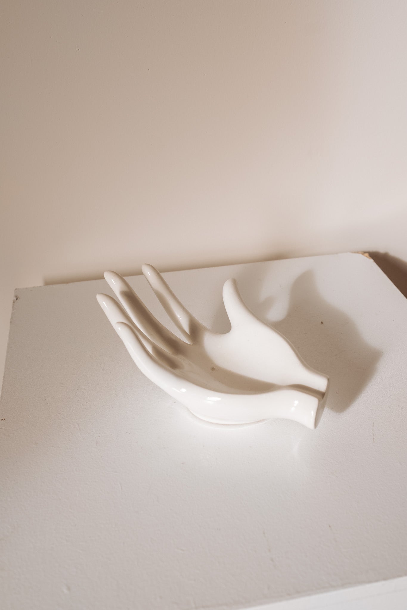 Vintage porseleinen hand catch-all schaaltje