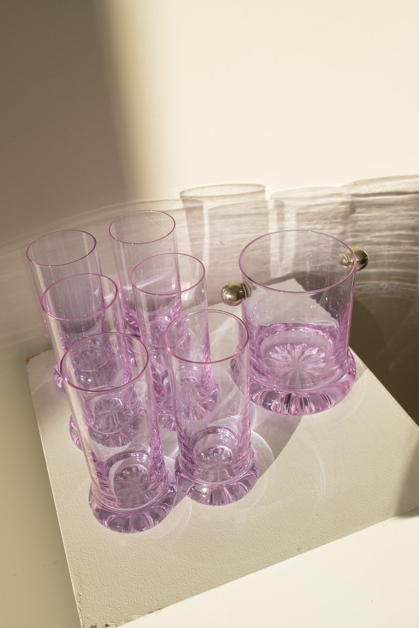 Italian lilac cocktail set