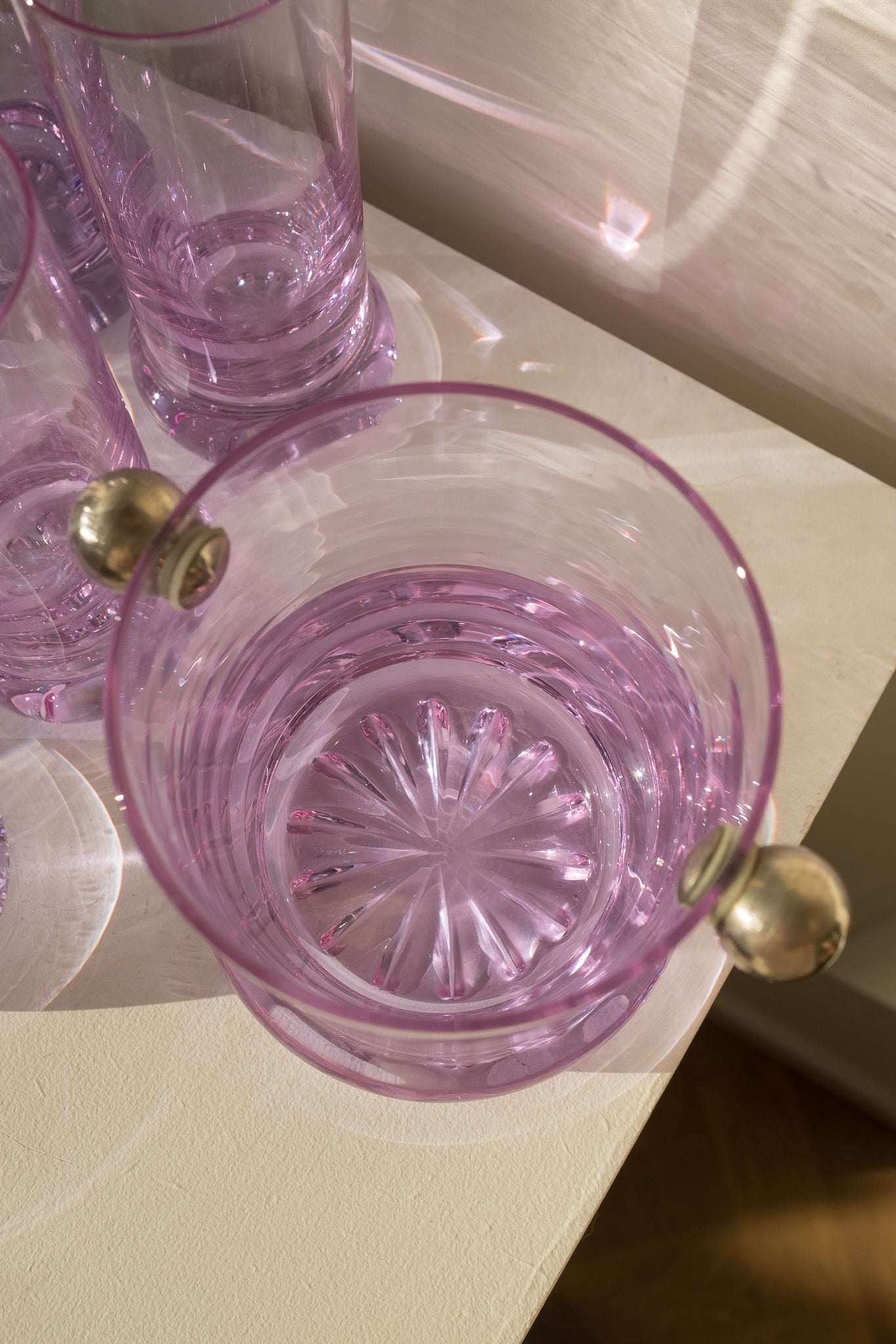 Italian lilac cocktail set