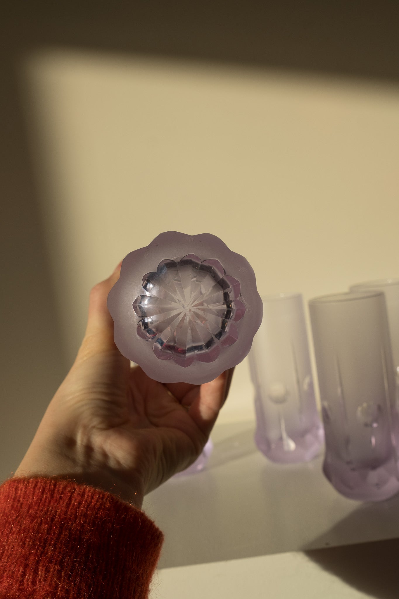 Italian Space Age long drink glasses