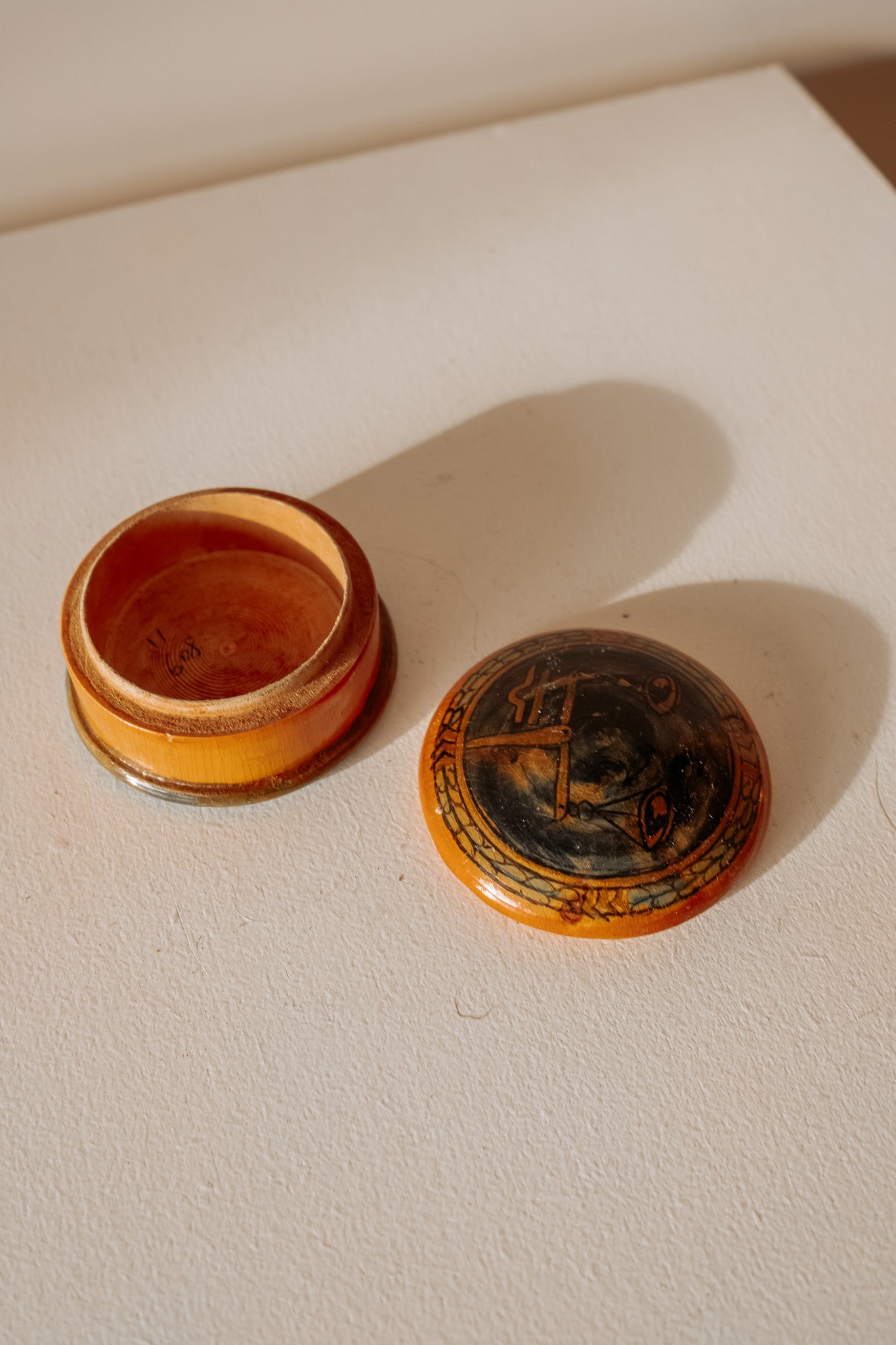 Mini sieradendoosje met sterrenbeeld Weegschaal opdruk