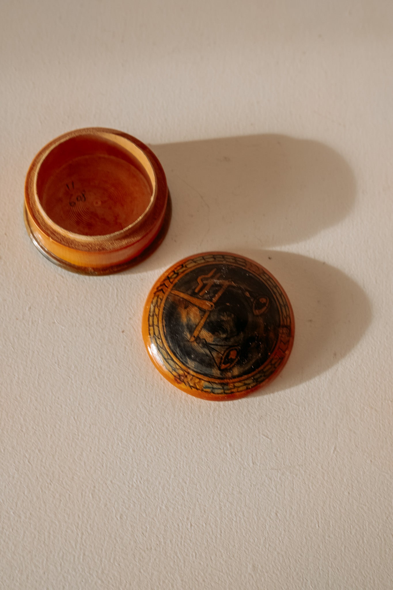 Mini sieradendoosje met sterrenbeeld Weegschaal opdruk