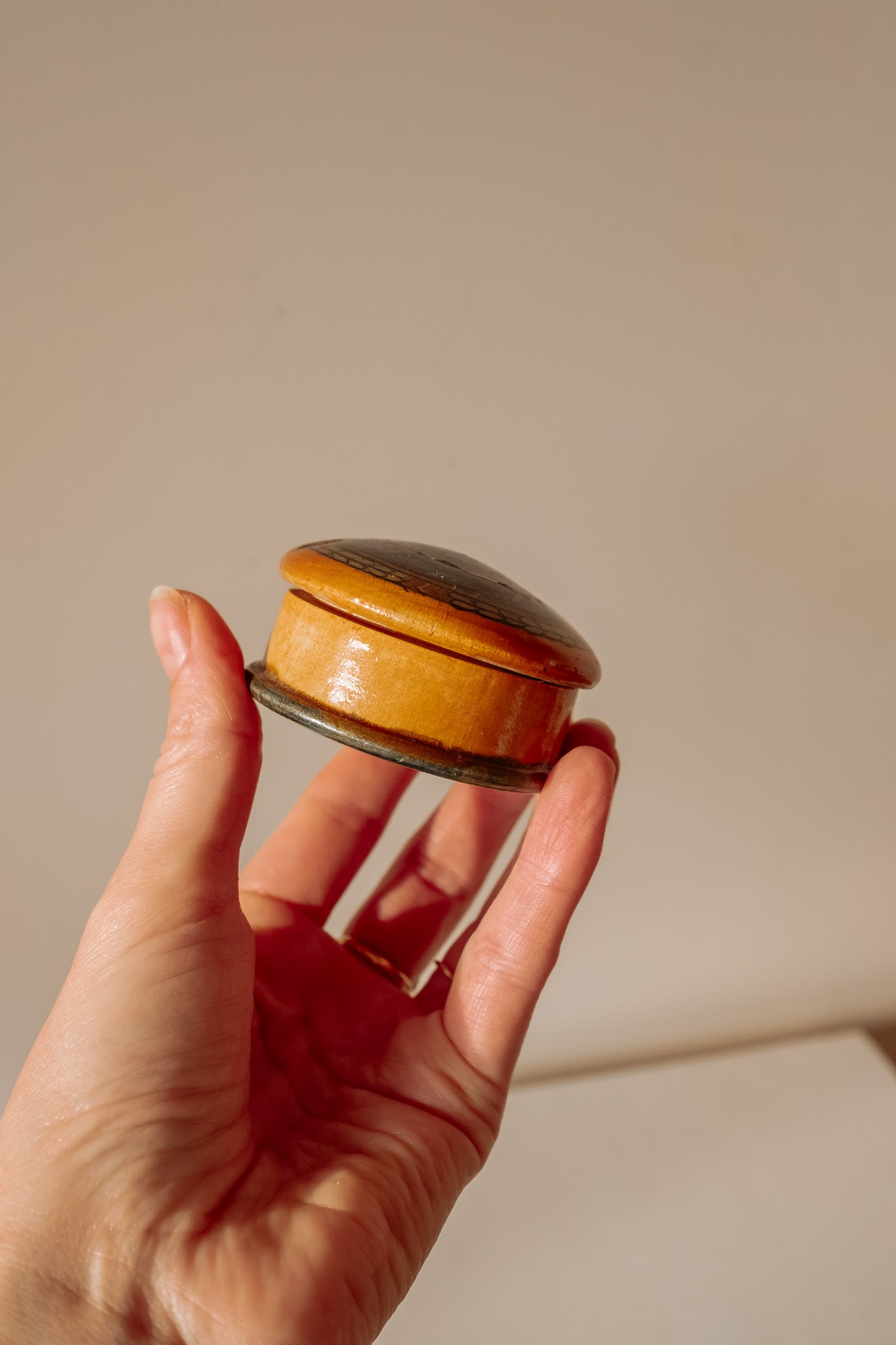 Mini sieradendoosje met sterrenbeeld Weegschaal opdruk