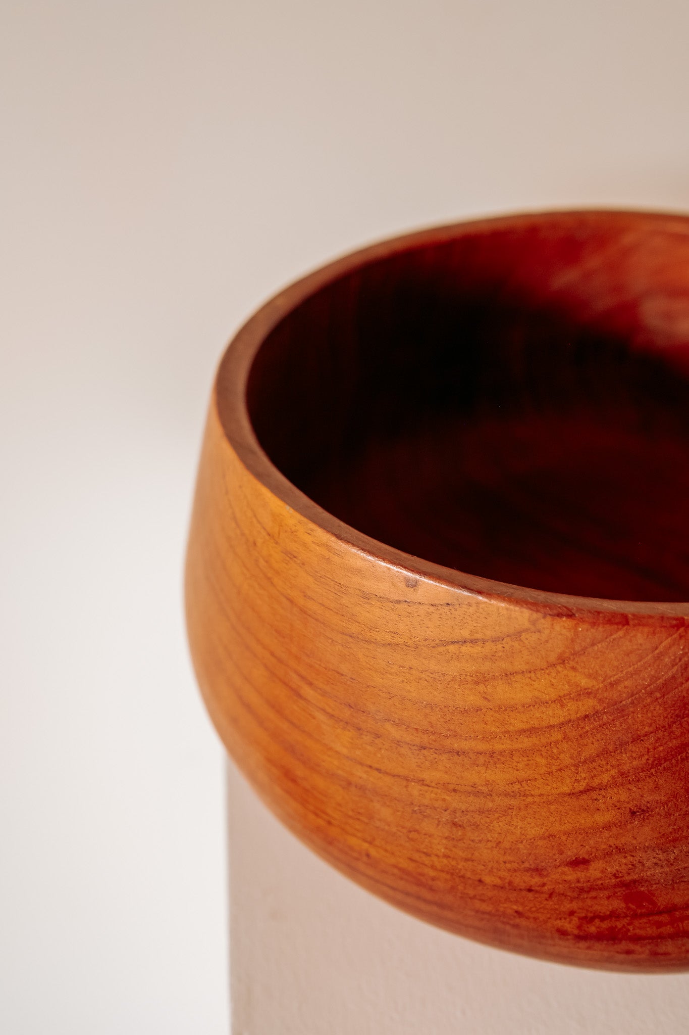 Deense teakhouten salade of fruitschaal, jaren 70